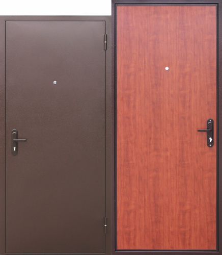 Стройгост 5  Медь антик, Руст. дуб 860*2050 ПРАВАЯ